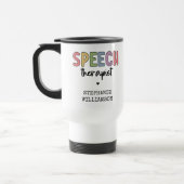 Custom SLP Speech Pathologist Speech Therapist Reisebecher (Links)