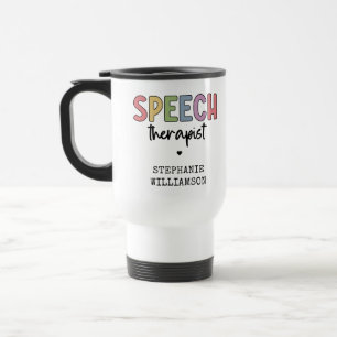 Custom SLP Speech Pathologist Speech Therapist Reisebecher