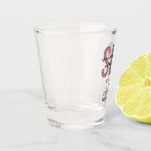 Custom SLP Speech Pathologist Speech Therapist Schnapsglas (Links)