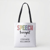 Custom SLP Speech Pathologist Speech Therapist Tasche (Vorderseite)