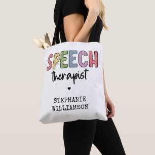 Custom SLP Speech Pathologist Speech Therapist Tasche