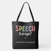 Custom SLP Speech Pathologist Speech Therapist Tasche (Rückseite)