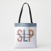 Custom SLP Speech Pathologist Speech Therapist Tasche (Vorderseite)