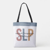 Custom SLP Speech Pathologist Speech Therapist Tasche (Rückseite)