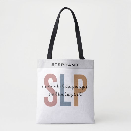 Custom SLP Speech Pathologist Speech Therapist Tasche (Vorderseite)