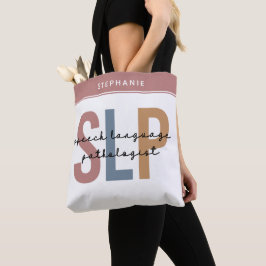 Custom SLP Speech Pathologist Speech Therapist Tasche