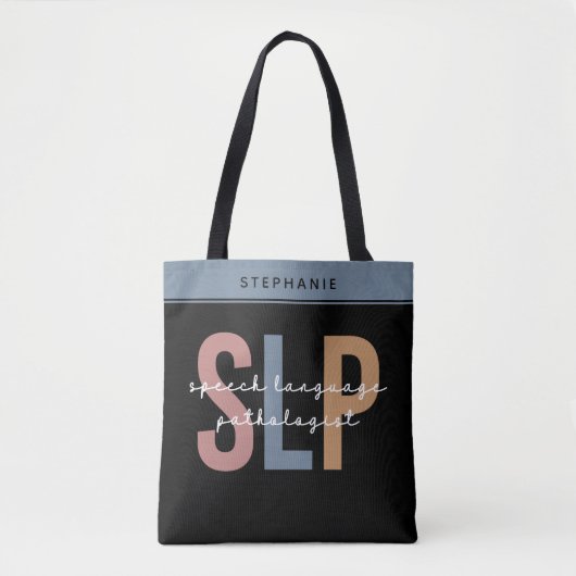 Custom SLP Speech Pathologist Speech Therapist Tasche (Vorderseite)
