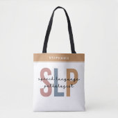 Custom SLP Speech Pathologist Speech Therapist Tasche (Vorderseite)