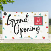 Custom Small Business Grand Opening Banner (Außenbereich)
