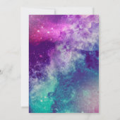 Custom Smokey Galaxy Probe Dinner Einladung (Rückseite)