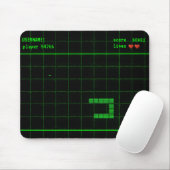 Custom Snake Game Mouse Pad - Name & Score Mousepad (Mit Mouse)
