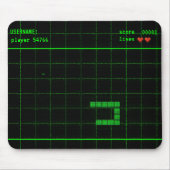 Custom Snake Game Mouse Pad - Name & Score Mousepad (Vorne)