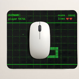 Custom Snake Game Mouse Pad - Name & Score Mousepad