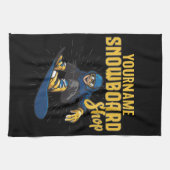 Custom Snow Boarder Snowboard Shop Big Air Geschirrtuch (Horizontal)