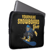 Custom Snow Boarder Snowboard Shop Big Air Laptopschutzhülle (Vorne Rechts)