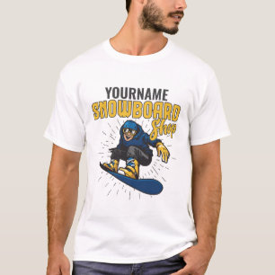 Custom Snow Boarder Snowboard Shop Big Air T-Shirt