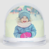 Custom Snow Globe Photo Schneekugeln (Vorderseite)