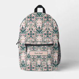 Custom Snowdrops Floral Muster Bedruckter Rucksack