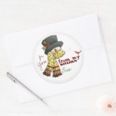 Custom Snowman Baking Stickers (Umschlag)