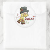Custom Snowman Baking Stickers (Tasche)