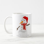 Custom Snowman Weihnachts-Tasse Kaffeetasse (Links)