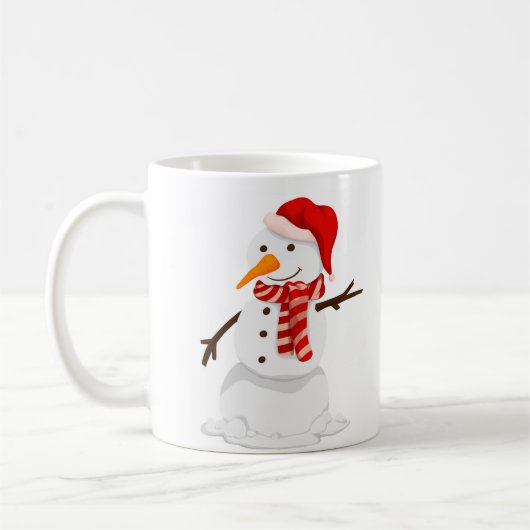 Custom Snowman Weihnachts-Tasse Kaffeetasse (Links)
