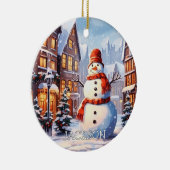 Custom Snowman Weihnachtsschmuck (Rechts)