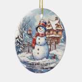 Custom Snowman Weihnachtsschmuck (Rechts)