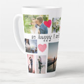 Custom SO GLÜCKLICH ICH SCHWIMMTE RICHTIGE Collage Milchtasse (Linke Ecke)