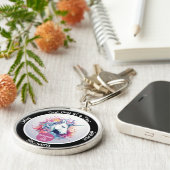 Custom Sobriety Erholung Meilenstein Geschenk - Ei Schlüsselanhänger (Seite)