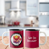 Custom Sobriety Meilenstein Geschenk - Phoenix Zweifarbige Tasse