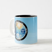 Custom Sobriety Meilenstein Geschenk - Swan In Lak Zweifarbige Tasse (Vorderseite Links)