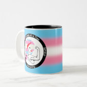 Custom Sobriety Meilenstein Geschenk - Trans Prix Zweifarbige Tasse (Vorderseite Links)