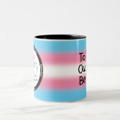 Custom Sobriety Meilenstein Geschenk - Trans Prix Zweifarbige Tasse (Mittel)