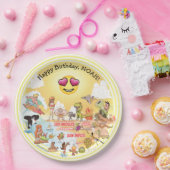 Custom SoCal Birthday Pappteller (Party)