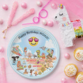 Custom SoCal Birthday Pappteller (Party)