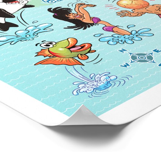 Custom SoCal Dream Poster (Ecke)