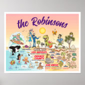 Custom SoCal Dream Poster (Vorne)