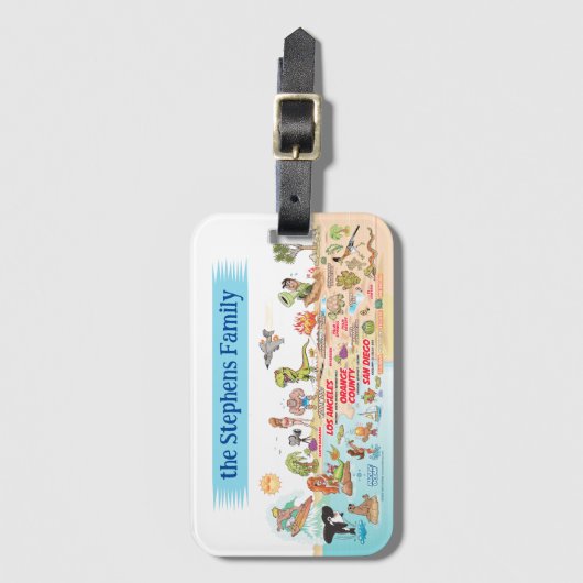 Custom SoCal Gepäckanhänger (Vorderseite Vertikal)