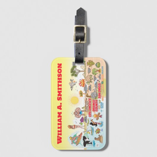 Custom SoCal Gepäckanhänger (Vorderseite Vertikal)