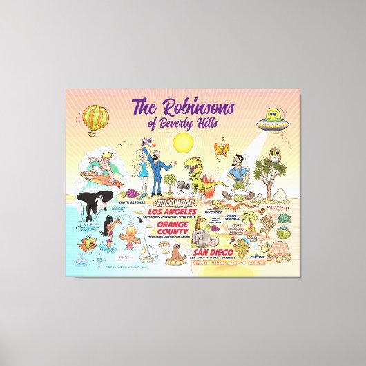 Custom SoCal Leinwanddruck (Vorderseite)