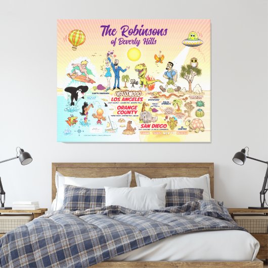 Custom SoCal Leinwanddruck (Insitu (Schlafzimmer))