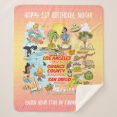 Custom SoCal Paradise Sherpadecke (Vorderseite)