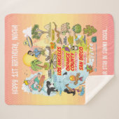 Custom SoCal Paradise Sherpadecke (Vorderseite (Horizontal))