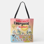 Custom SoCal Tote Bag Tasche (Rückseite)