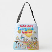 Custom SoCal Tote Bag Tragetaschen Mit Langen Trägern (Rückseite)