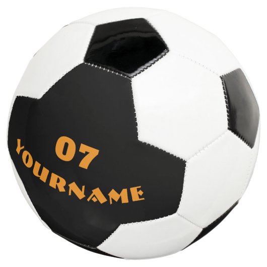 Custom Soccer Ball – Add Your Text Here (Dreiviertel)