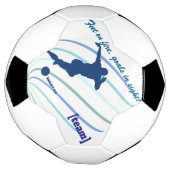 Custom Soccer Ball - "Feet on Fire, Goals in Sight (Gedreht)