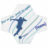 Custom Soccer Ball - "Feet on Fire, Goals in Sight (Flach)