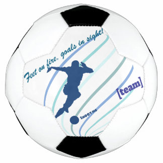 Custom Soccer Ball - "Feet on Fire, Goals in Sight